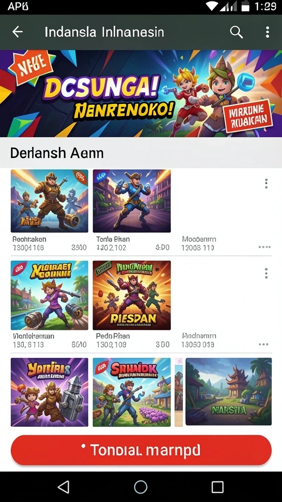 Tampilan awal game 333V dengan karakter keren.
