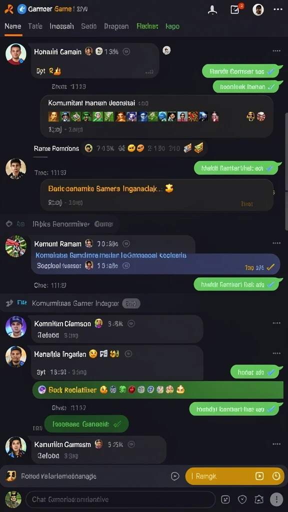 Tampilan utama permainan yang menarik dan user-friendly.