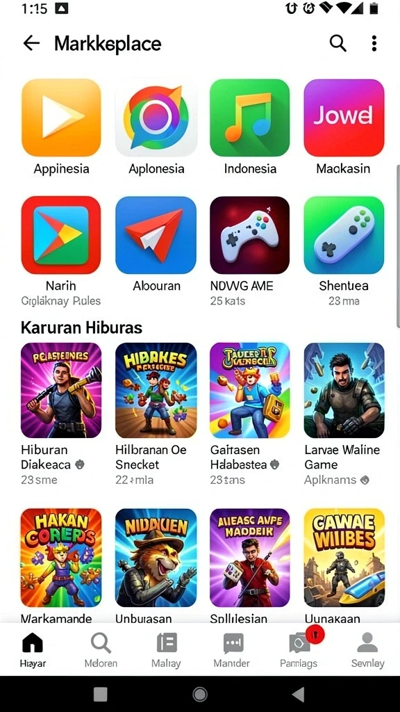 Tampilan antarmuka yang ramah pengguna.