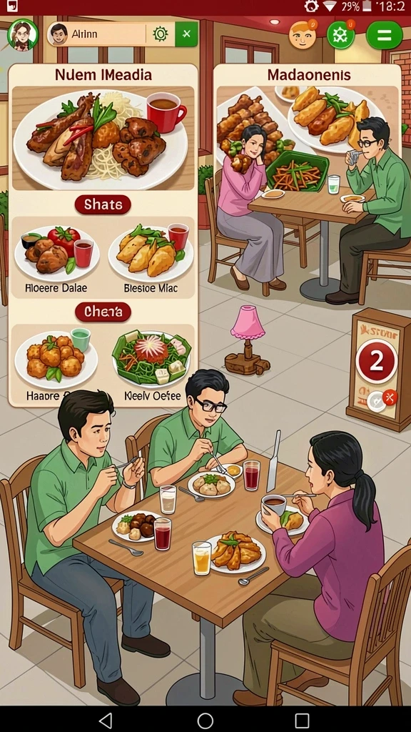Tampilan antarmuka yang ramah pengguna dan sederhana.