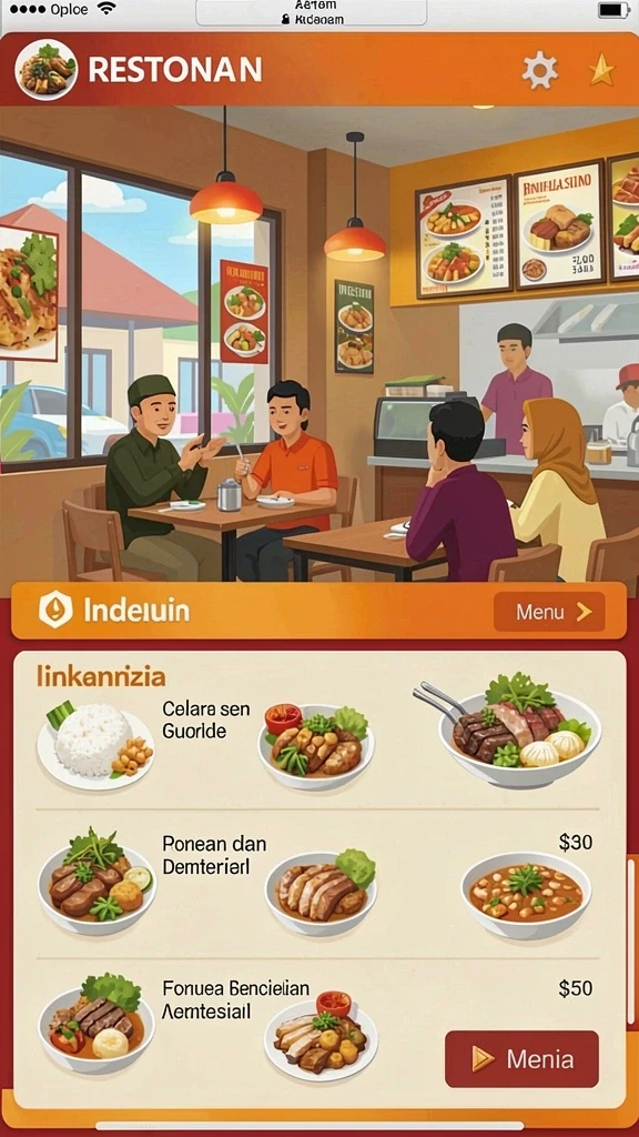 Tampilan antarmuka yang ramah pengguna dan mudah dipahami.