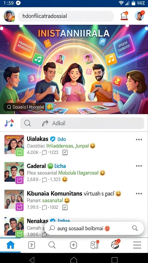 Tampilan antarmuka yang modern dan menarik.