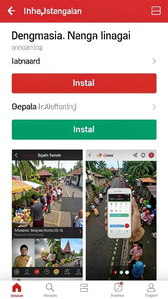 Tampilan antarmuka yang menarik dan mudah dinavigasi.