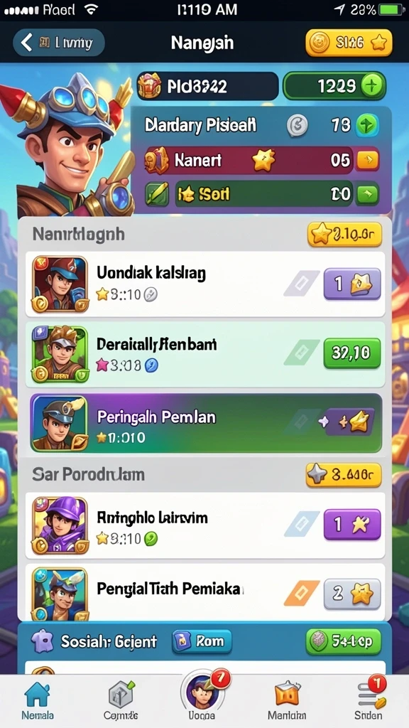 Screenshot menampilkan adegan petualangan yang mendebarkan.