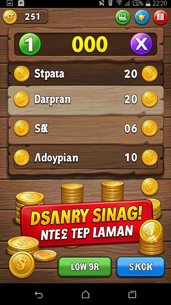 Antarmuka aplikasi yang menarik dan mudah digunakan.