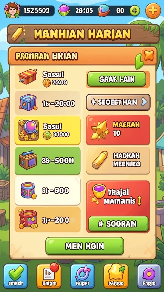 Fitur sosial yang memungkinkan bermain bersama teman.