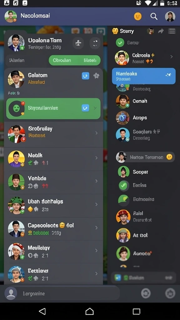 Tampilan interaktif yang memukau di KATAWIN.