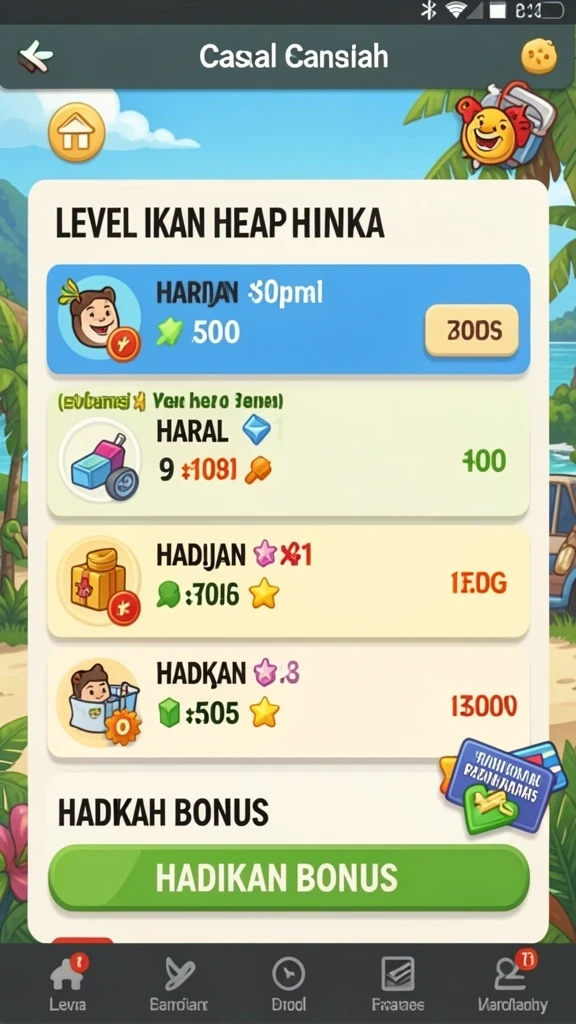 Mode permainan yang beragam dan menarik.