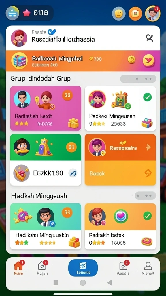 Tampilan antarmuka KOSTOTO yang menarik.