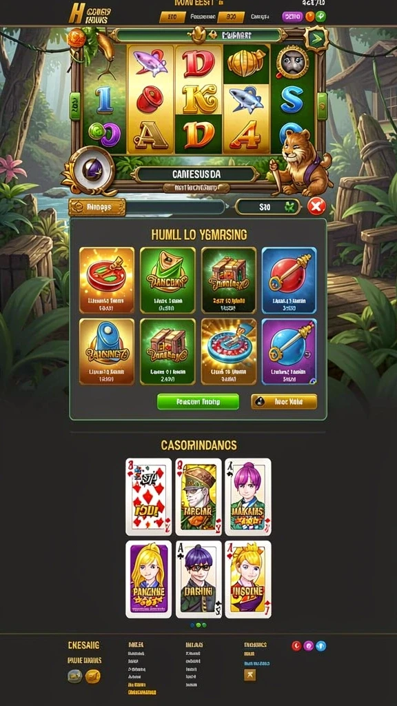 Tampilan awal game yang penuh warna dan menarik.