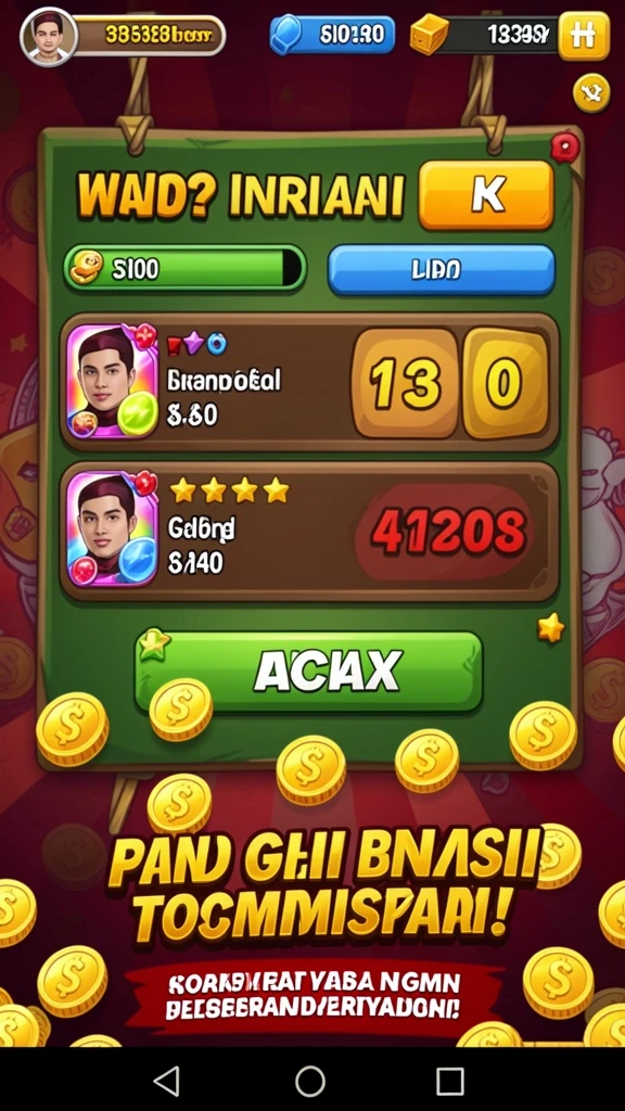 Screenshot fitur pemilihan film dengan berbagai kategori.