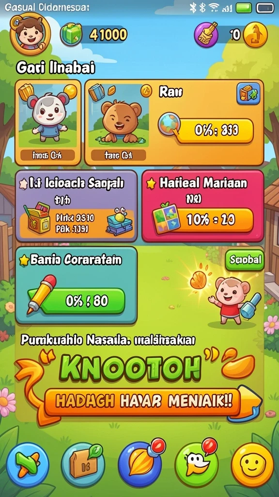 Mode permainan yang kompetitif dan menarik.