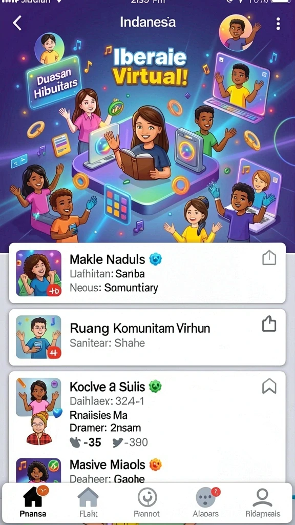 Mode permainan multiplayer yang seru dan kompetitif.
