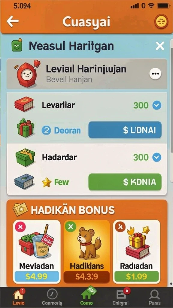 Antarmuka pengguna yang intuitif dan mudah dinavigasi.
