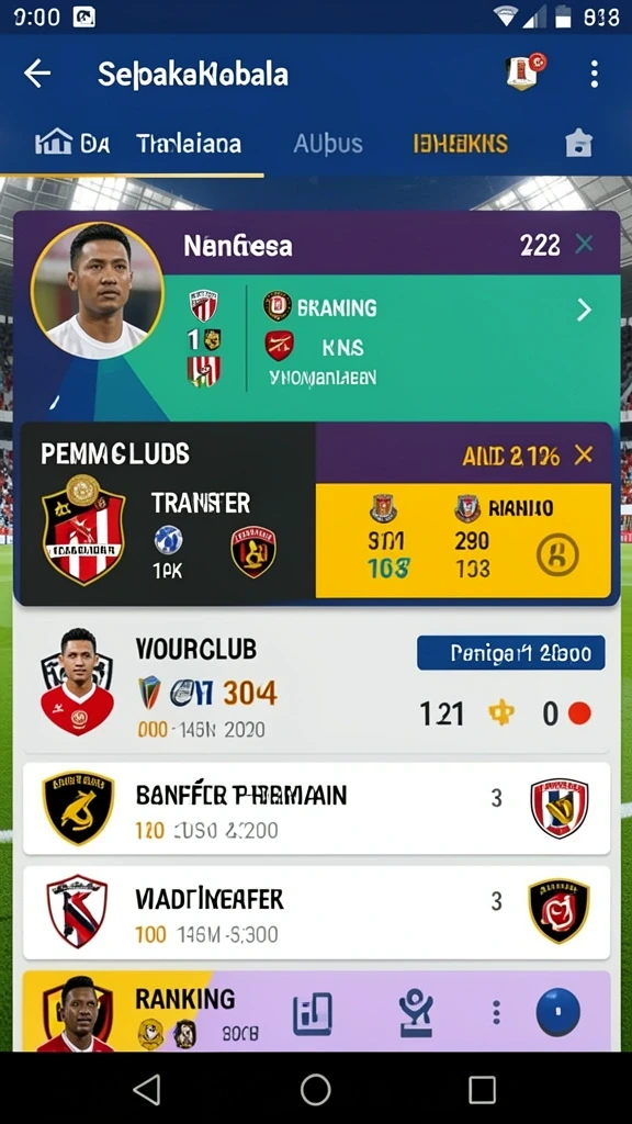 Screenshot menampilkan antarmuka program yang interaktif.