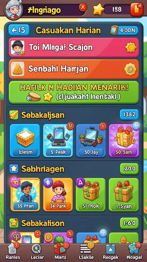 Gameplay yang adiktif dan penuh tantangan seru.