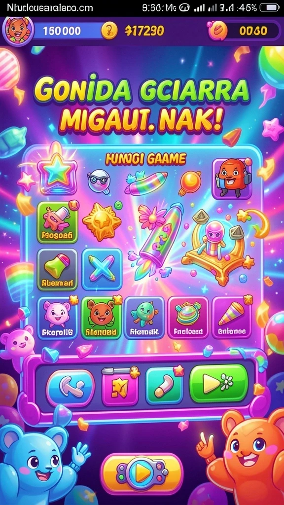 Mode permainan yang beragam dan seru.