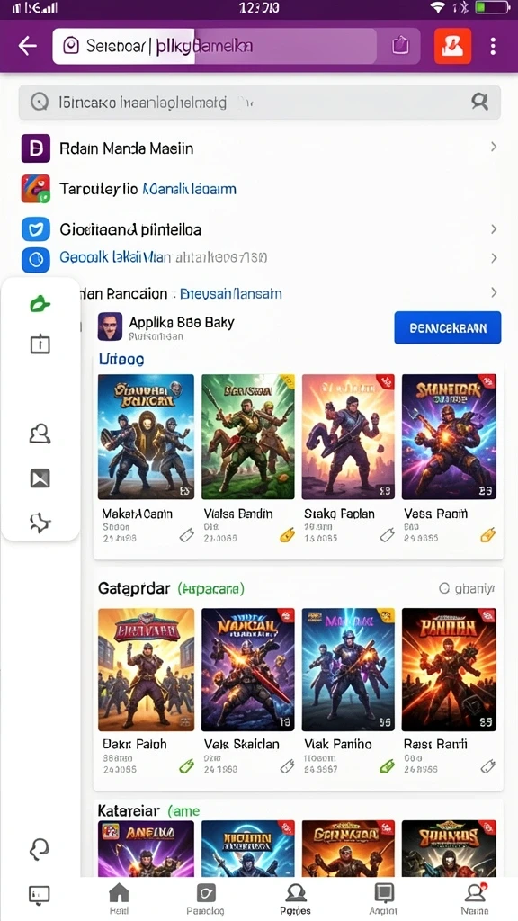 Tampilan penghargaan yang didapat pemain.