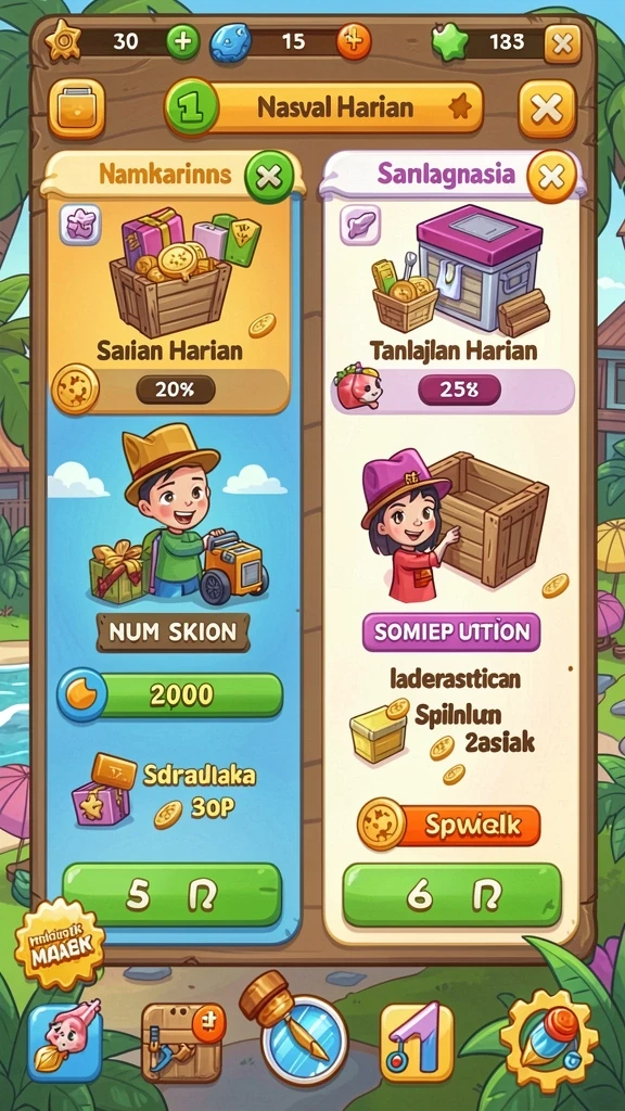 Berbagai tema dan tantangan menanti untuk dijelajahi.