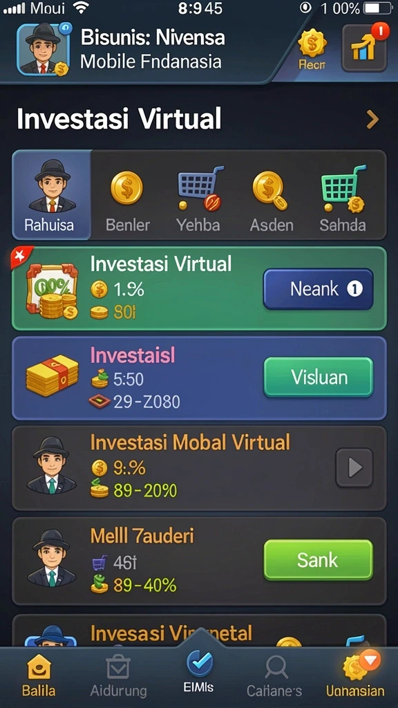 Mode permainan yang seru dan menantang.