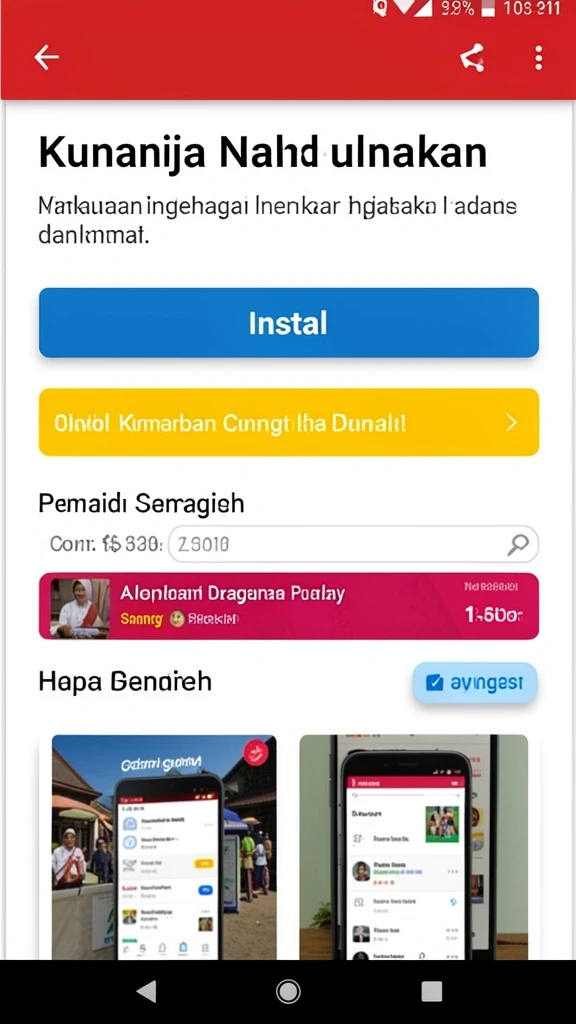 Tampilan antarmuka yang bersih dan modern.