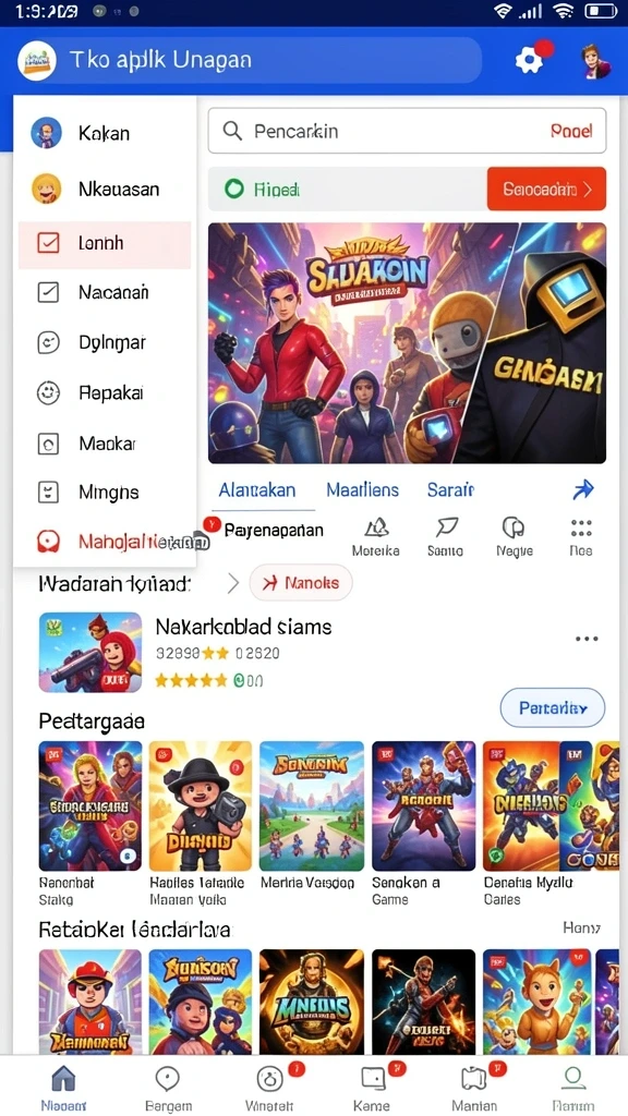 Mode multiplayer yang memungkinkan bermain bersama teman.