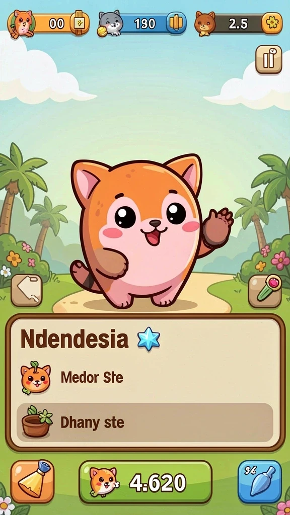 Screenshot memperlihatkan level baru yang menantang.