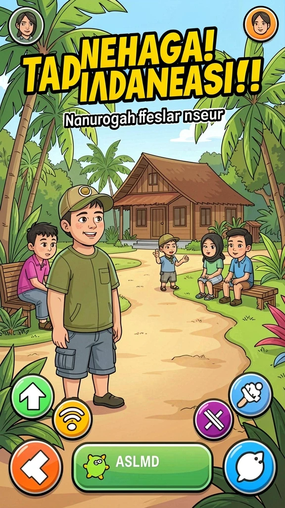 Tampilan grafis yang memukau dan penuh warna.