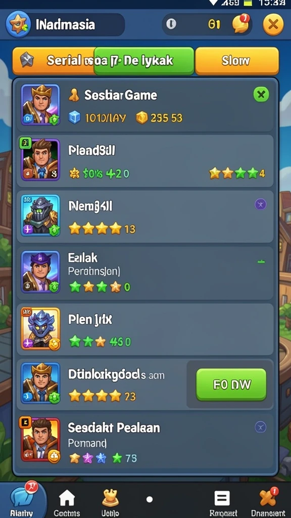 Beragam tema permainan slot yang inovatif.
