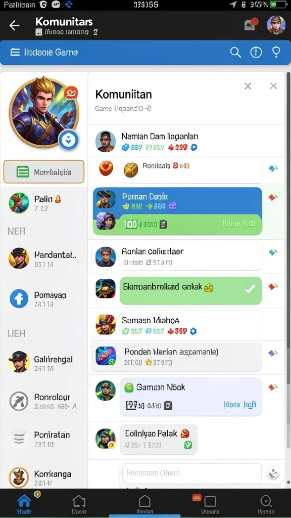 Tampilan antarmuka yang menarik dan mudah dinavigasi.
