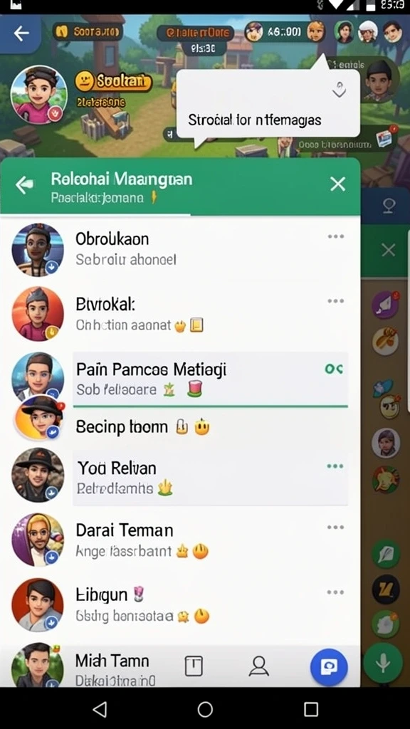 Berbagai pilihan permainan yang seru dan menantang.
