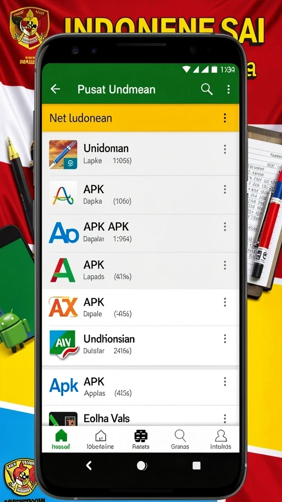 Berbagai jenis permainan taruhan tersedia di aplikasi.